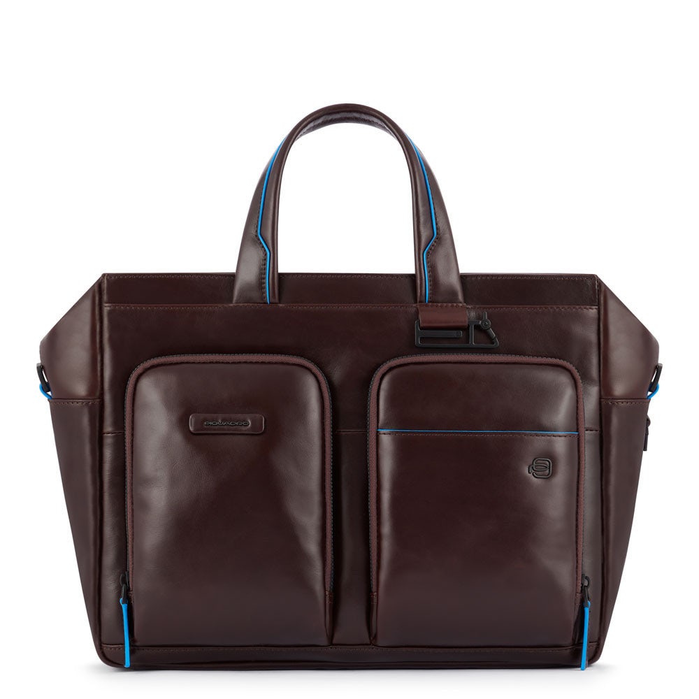 Cartella Sottile Piquadro A Due Manici Porta Computer Mogano CA5769B2V/MO