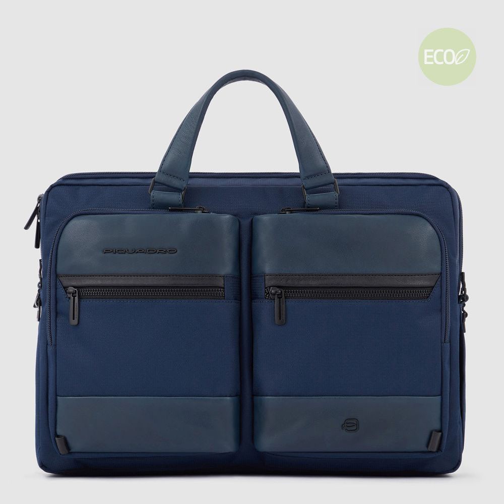 Piquadro CA5846W115/BLU Cartella Porta Computer 15,6" E Ipad®Pro 12,9" Blu