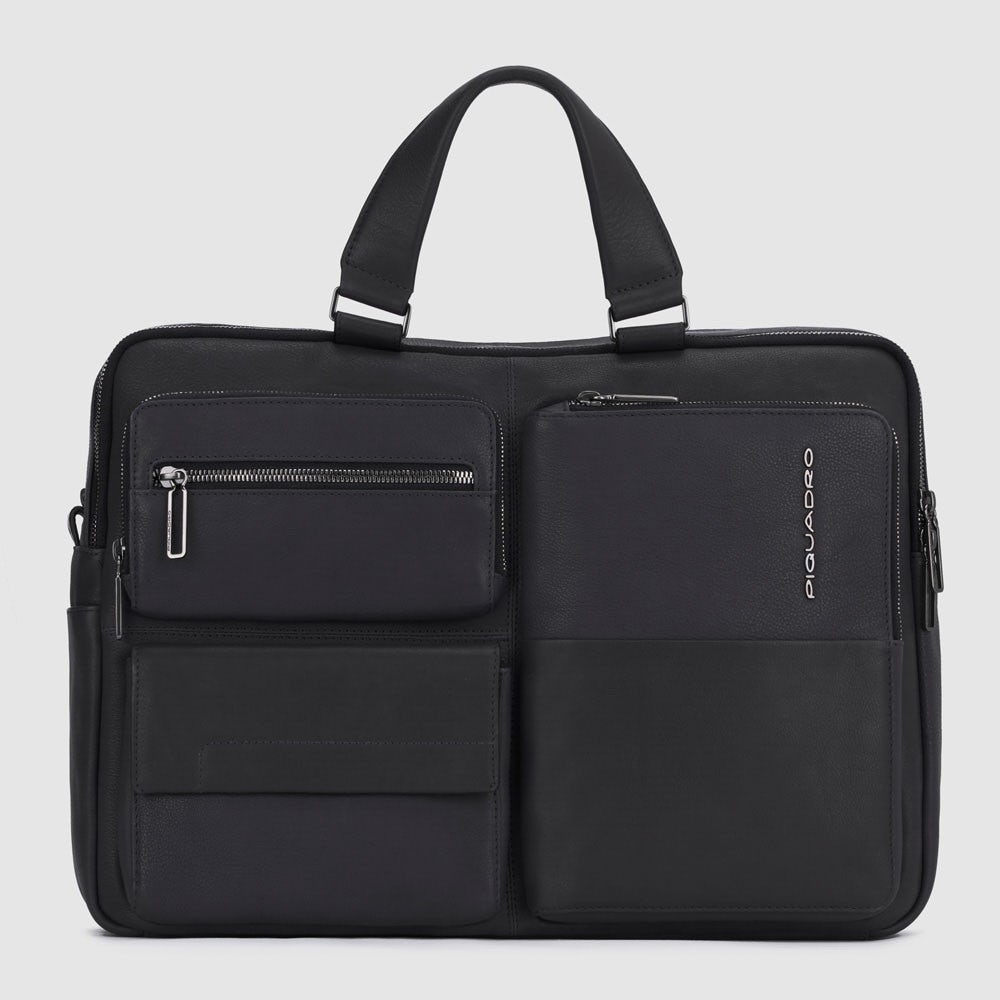 Piquadro CA5882W116 - Cartella Porta Computer 15,6" E Porta Ipad®Pro Nero