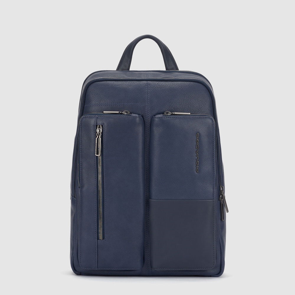 Piquadro CA5884W116 - Zaino Porta Computer 14" E Porta Ipad® Blu Notte