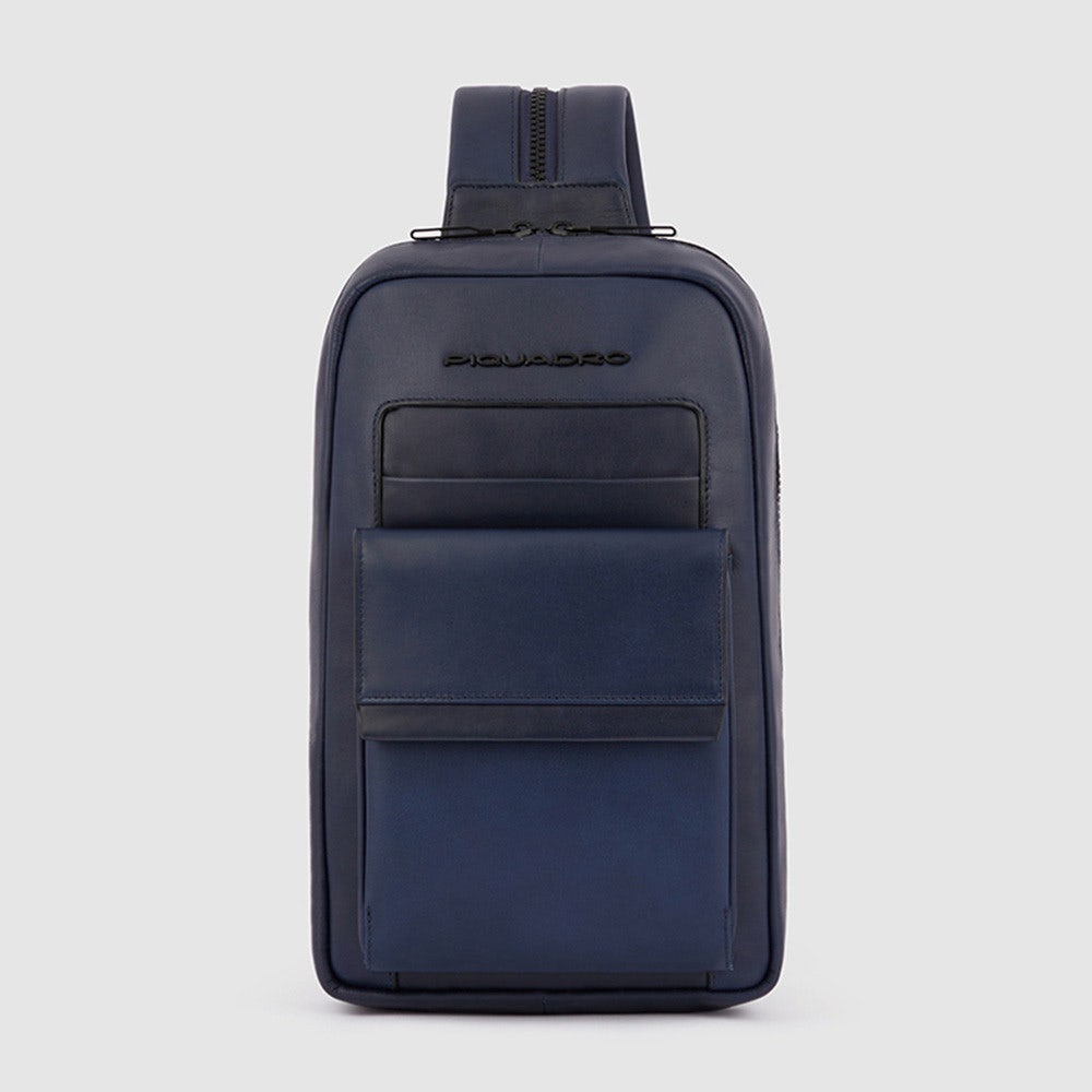 Piquadro CA5982S123/BLU Monospalla Per Ipad®Mini Portabile A Zaino Blu Notte
