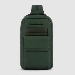 Piquadro CA5982S123/VE Monospalla Per Ipad®Mini Portabile A Zaino Verde Militare