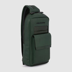 Piquadro CA5982S123/VE Monospalla Per Ipad®Mini Portabile A Zaino Verde Militare