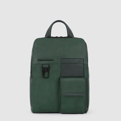 Piquadro CA5989S123/VE Zaino Piccolo Porta Computer 13,3" O Ipad®Pro 12,9 Verde Militare