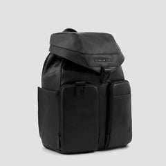 Piquadro CA5987S123/N Zaino Porta Computer 14" Con Cinghia Pettorale Nero