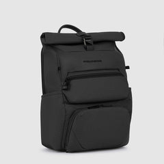 Piquadro CA6011S124/N Zaino Da Bici Roll-Top Porta Computer 14" Nero