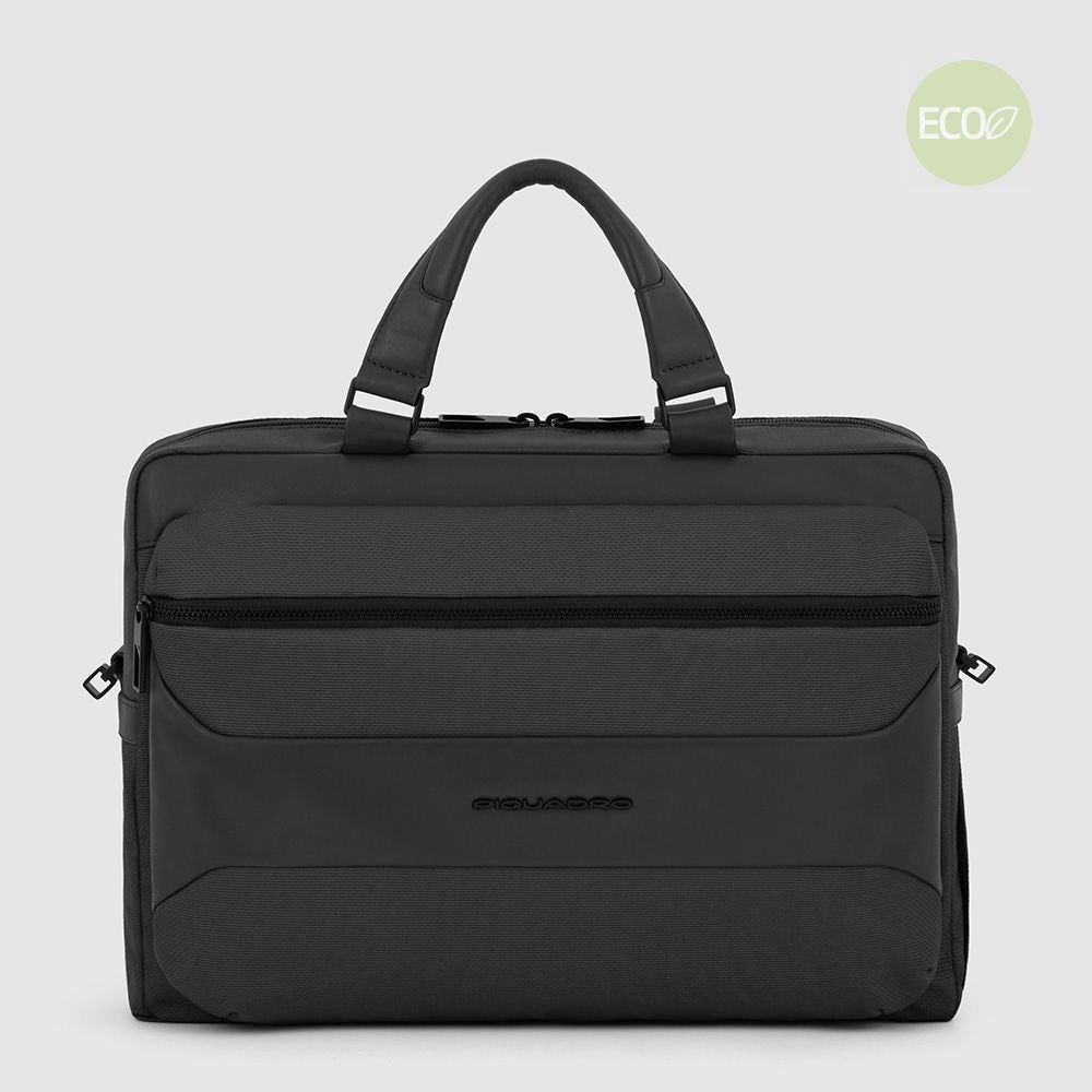 Piquadro CA6018S124/N Cartella Per Computer 14" E Ipad® Nero