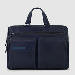 Piquadro CA1903S123/BLU Cartella Per Computer 15,6" E Ipad®Pro 12,9" Blu