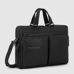 Piquadro CA6025S122/N Cartella Per Computer 15,6" E Ipad®Pro 12,9" Nero