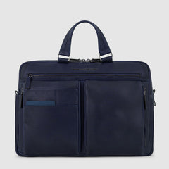 Piquadro CA6026S122/BLU Cartella Per Computer 15,6" E Ipad®Pro 12,9" Blu