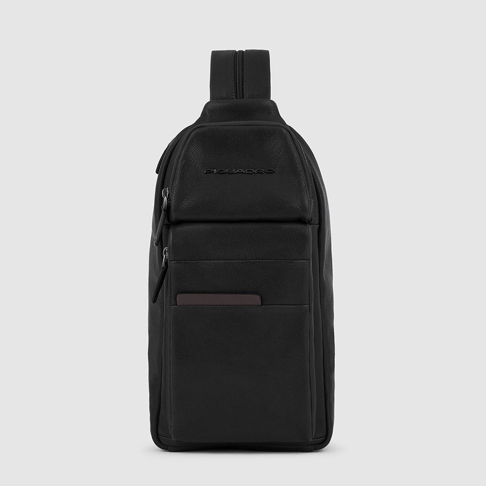 Piquadro CA6027S122/N Monospalla Per Ipad® Portabile A Zaino Nero
