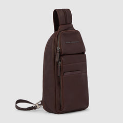 Piquadro CA6027S122/TM Monospalla Per Ipad® Portabile A Zaino Marrone