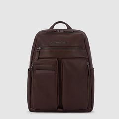 Piquadro CA6028S122/TM Zaino Porta Computer 14" E Porta Ipad® Marrone