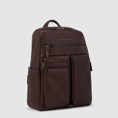 Piquadro CA6028S122/TM Zaino Porta Computer 14" E Porta Ipad® Marrone