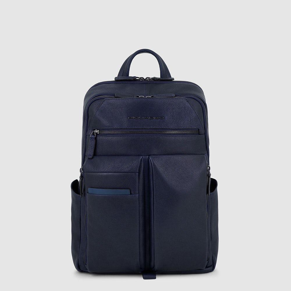 Piquadro CA6029S122/BLU Zaino Porta Computer 14" E Porta Ipad® Blu
