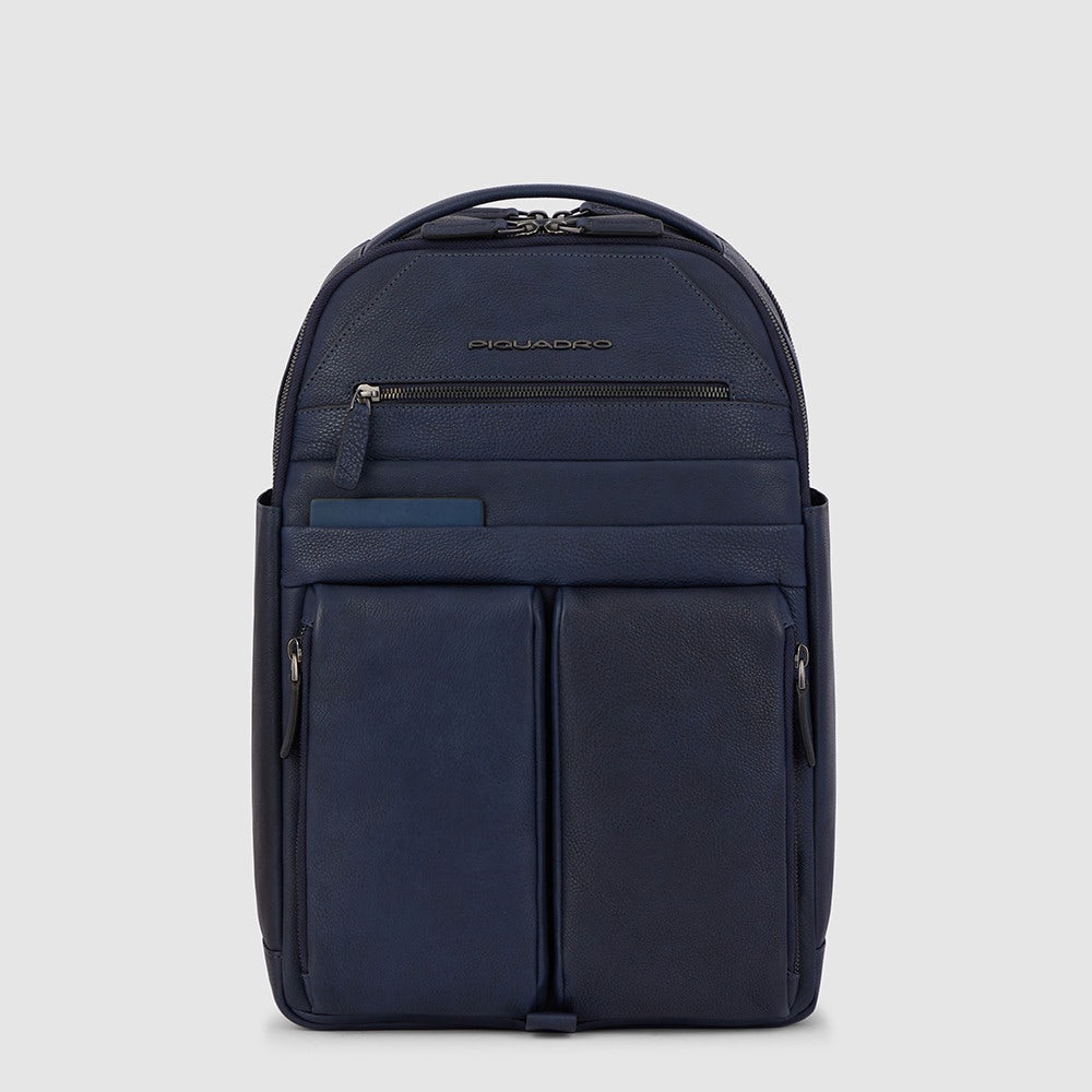 Piquadro CA6030S122/BLU Zaino Porta Computer 15,6" E Porta Ipad® Blu