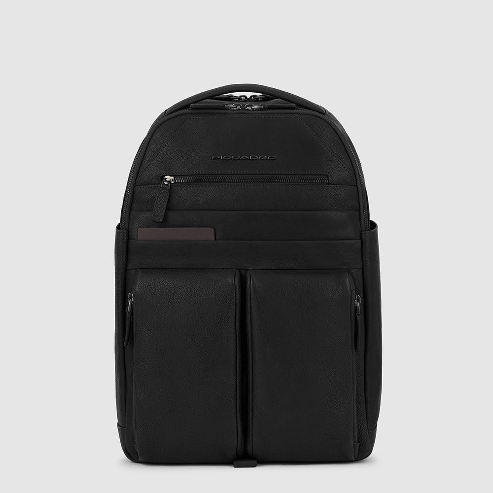 Piquadro CA6030S122/N Zaino Porta Computer 15,6" E Porta Ipad® Nero