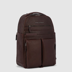 Piquadro CA6030S122/TM Zaino Porta Computer 15,6" E Porta Ipad® Marrone