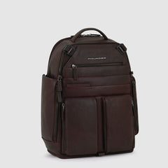 Piquadro CA6031S122/TM Zaino Espandibile Per Computer 15,6" E Ipad® Marrone