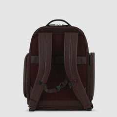 Piquadro CA6031S122/TM Zaino Espandibile Per Computer 15,6" E Ipad® Marrone