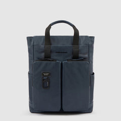Piquadro CA6108AP/BLU Zaino Porta Computer 15,6" Con Due Manici Blu