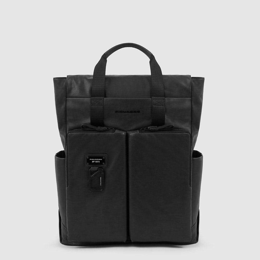 Piquadro CA6108AP/N Zaino Porta Computer 15,6" Con Due Manici Nero