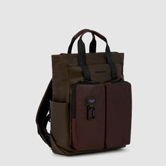 Piquadro CA6108AP/VETM Zaino Porta Computer 15,6" Con Due Manici Verde / Testamoro