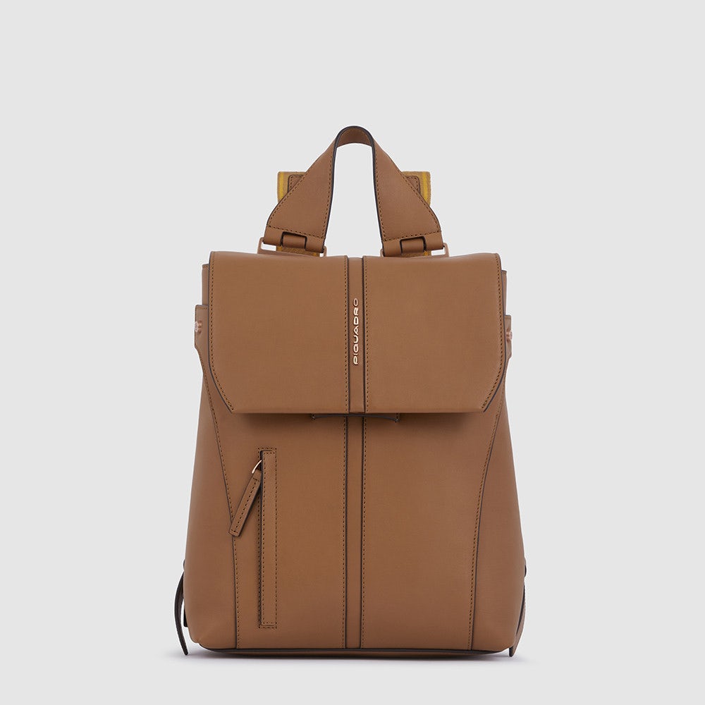 Piquadro CA6126S126/CU Zaino Donna Piccolo Porta Ipad® Cuoio