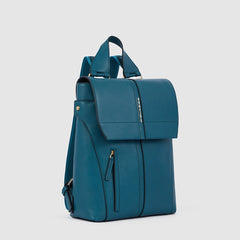 Piquadro CA6126S126/VE Zaino Donna Piccolo Porta Ipad® Verde Petrolio