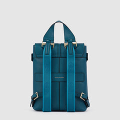 Piquadro CA6126S126/VE Zaino Donna Piccolo Porta Ipad® Verde Petrolio