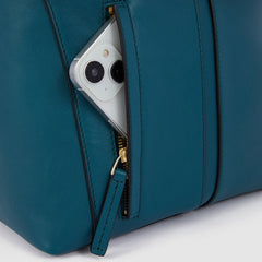 Piquadro CA6126S126/VE Zaino Donna Piccolo Porta Ipad® Verde Petrolio