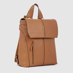 Piquadro CA6128S126/CU Zaino Donna Porta Computer 14" Cuoio