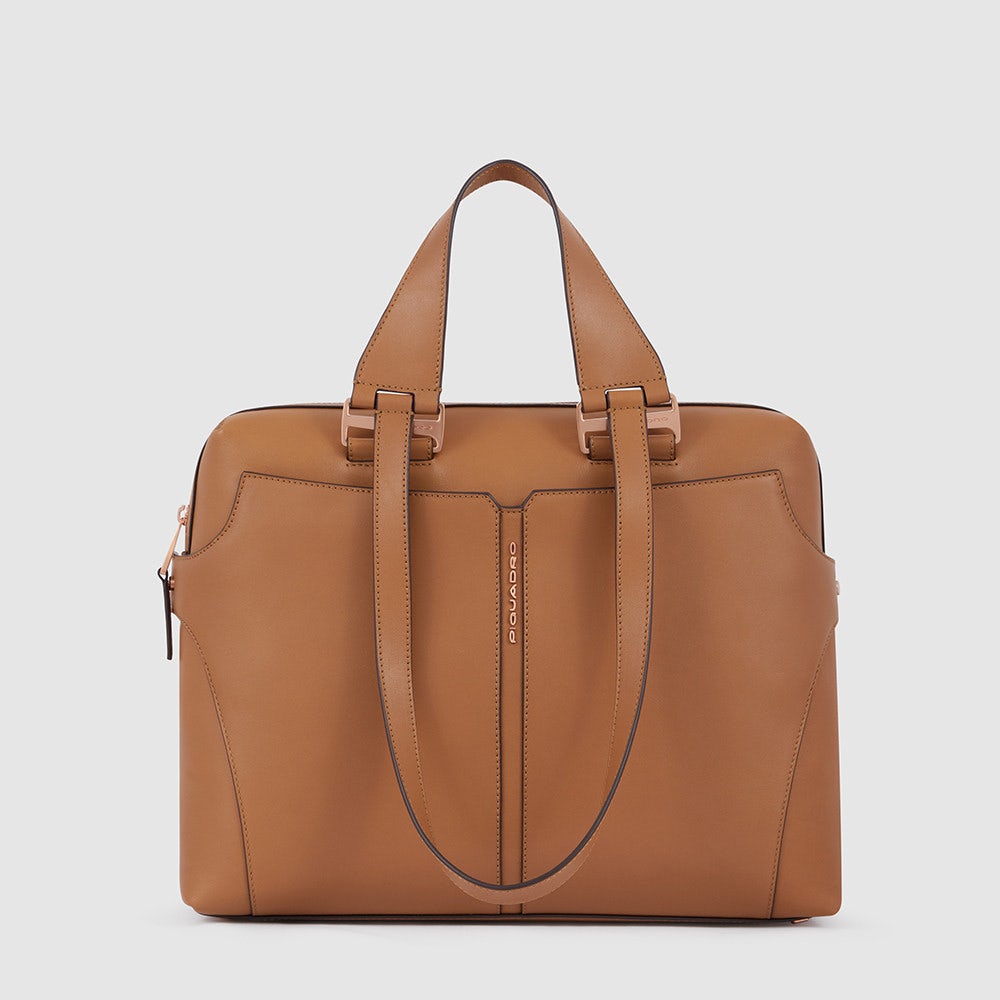 Piquadro CA6130S126/CU Borsa Donna Porta Computer 14" Cuoio