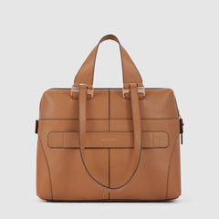 Piquadro CA6130S126/CU Borsa Donna Porta Computer 14" Cuoio