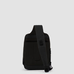 Piquadro CA6138IP/N Monospalla Con Tasca Resistente All'acqua Nero