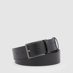 Piquadro CU6113S122/N Cintura Uomo Con Fibbia Ad Ardiglione Nero