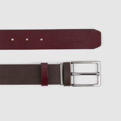 Piquadro CU6113S122/TM Cintura Uomo Con Fibbia Ad Ardiglione Marrone