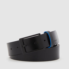 Piquadro CU6183B2V/N Cintura Uomo Con Fibbia Ad Ardiglione Nero