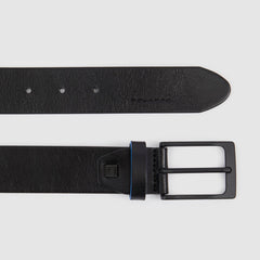 Piquadro CU6183B2V/N Cintura Uomo Con Fibbia Ad Ardiglione Nero