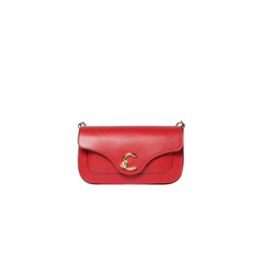 Coccinelle C-Me Calf Medium Borsa in Pelle Scarlet