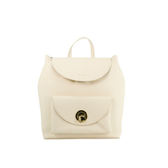 Coccinelle Nikla Zaino in Pelle Pearl/Cognac
