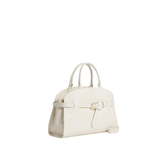 Coccinelle Sabine Medium Borsa in Pelle Pearl