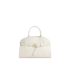 Coccinelle Sabine Medium Borsa in Pelle Pearl