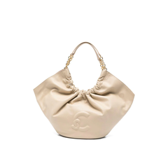 Coccinelle Smash Medium Borsa in Pelle Sandshell