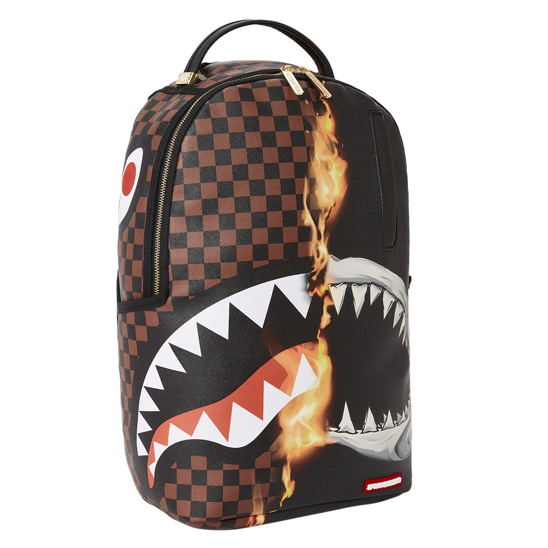 ZAINO SPRAYGROUND - 910B3460NSZ BURNT SHARKS IN PARIS DLX BACKPACK NERO