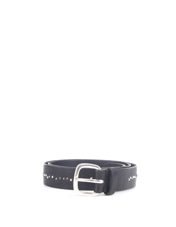 Cintura In Pelle Nera Orciani U07870FRG-001