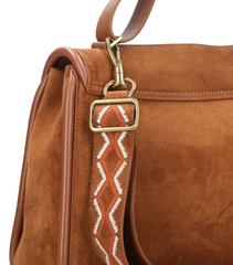 Orciani BT2006NFB-SIE - Borsa a spalla media Sveva Naif Bold in suede con tracolla