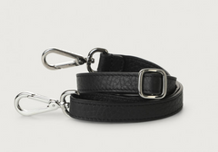 Orciani B01999FLS-NER Borsa a mano piccola Sveva Flash in pelle martellata con tracolla