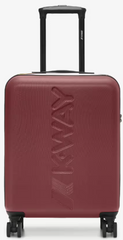 K-Way Trolley da viaggio rigido Red Brownish