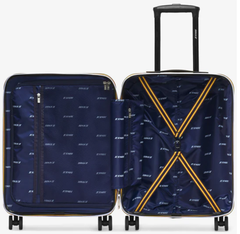 De Santis Trolley da viaggio rigido K-Way blu profondo K11416W-L19 - Il compagno perfetto per viaggiare in cabina